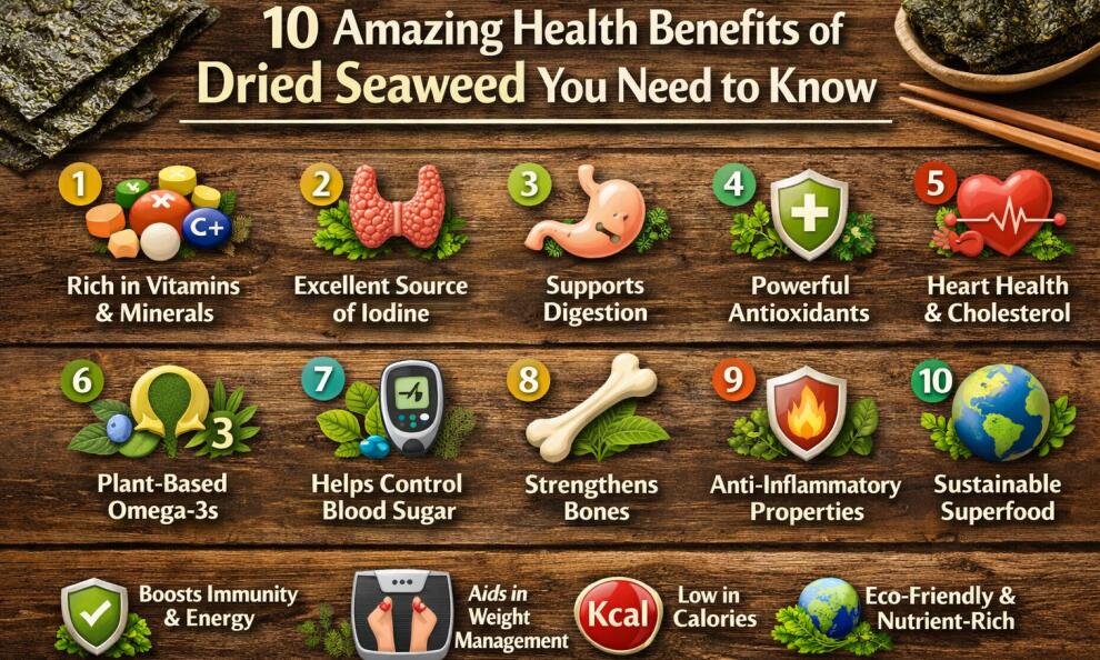 10 Amazing Health Benefits of Dried Seaweed You Need to Know